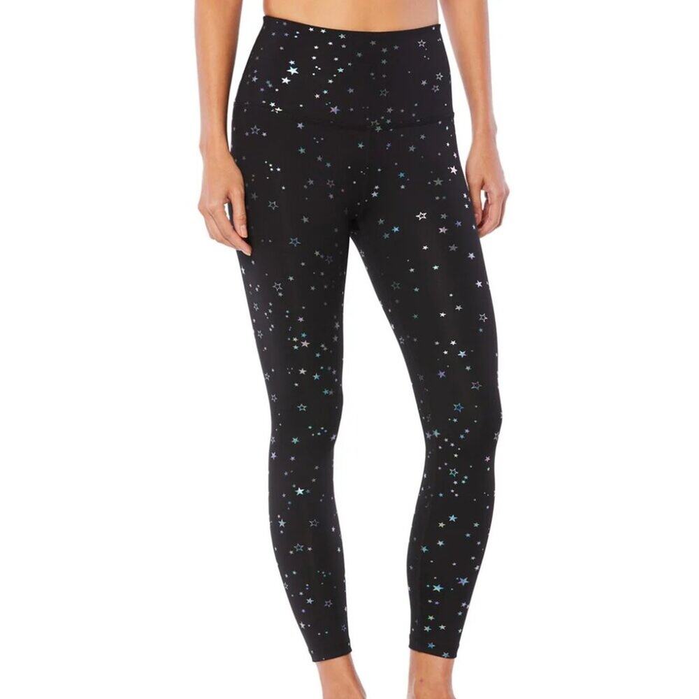 Beyond Yoga Star High Waisted 7/8 Leggings Sportflex Tossed